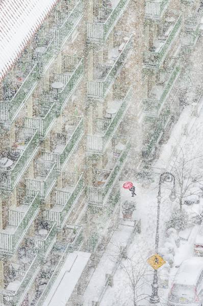 Photograph Mitchell Funk Balconys In Winter on One Eyeland